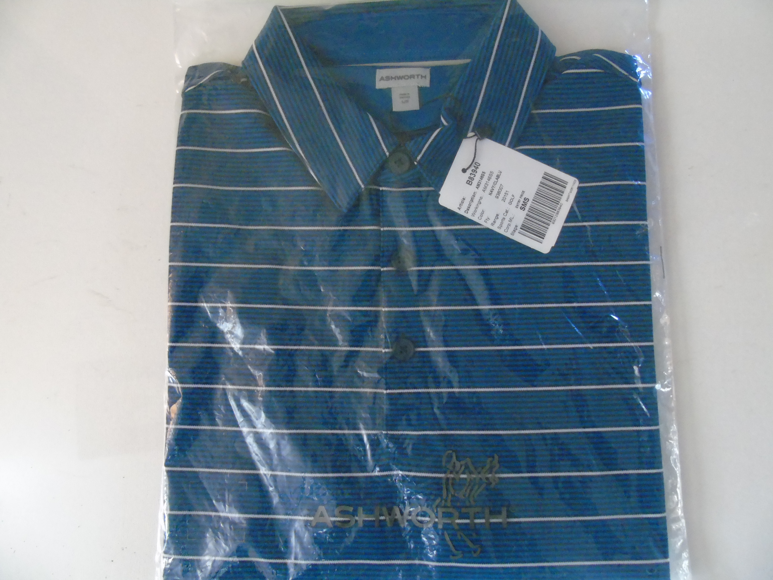 Golf Job Lot Shirts 3 Ashworth Shirts size Large Brand new