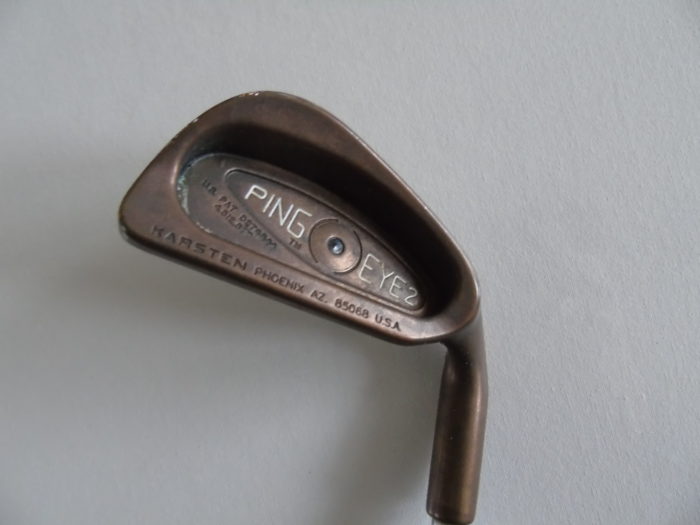 Fers De Golf Ping Eye 2 Béryllium Cuivre - 3 à 9 + SW - Tiges Acier Rigide - Occasion Bon état