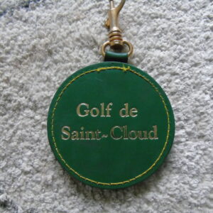 GOLF DE SAINT-CLOUD LEATHER GOLF BAG TAG  - post free