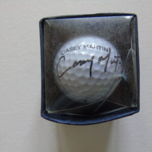 autographed casey martin ball