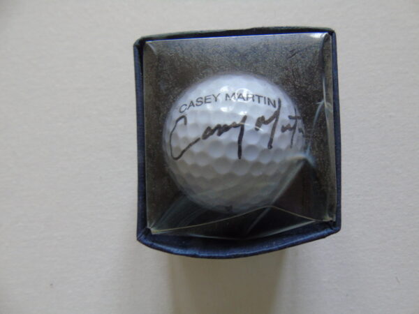 autographed casey martin ball