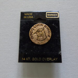 Gold Plated Ball Marker
