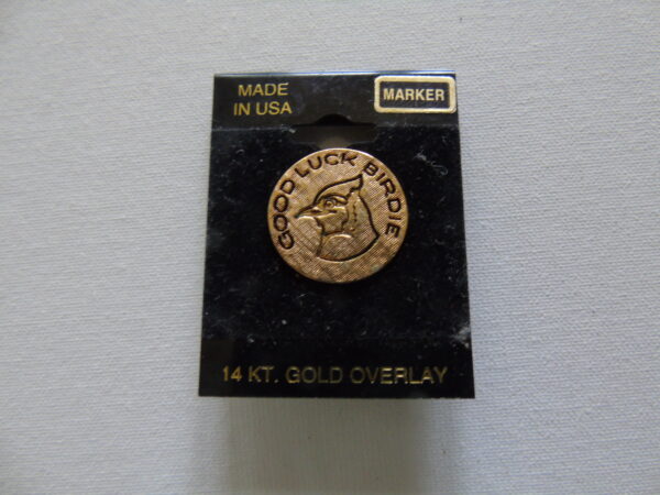 Gold Plated Ball Marker