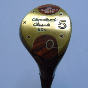 vintage cleveland classic persimmon 5 wood