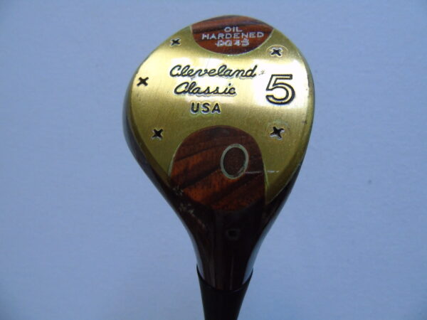 vintage cleveland classic persimmon 5 wood